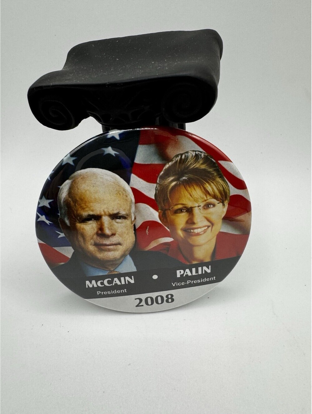 McCain And Palin 2008 Campaign Button - 3” Presidential